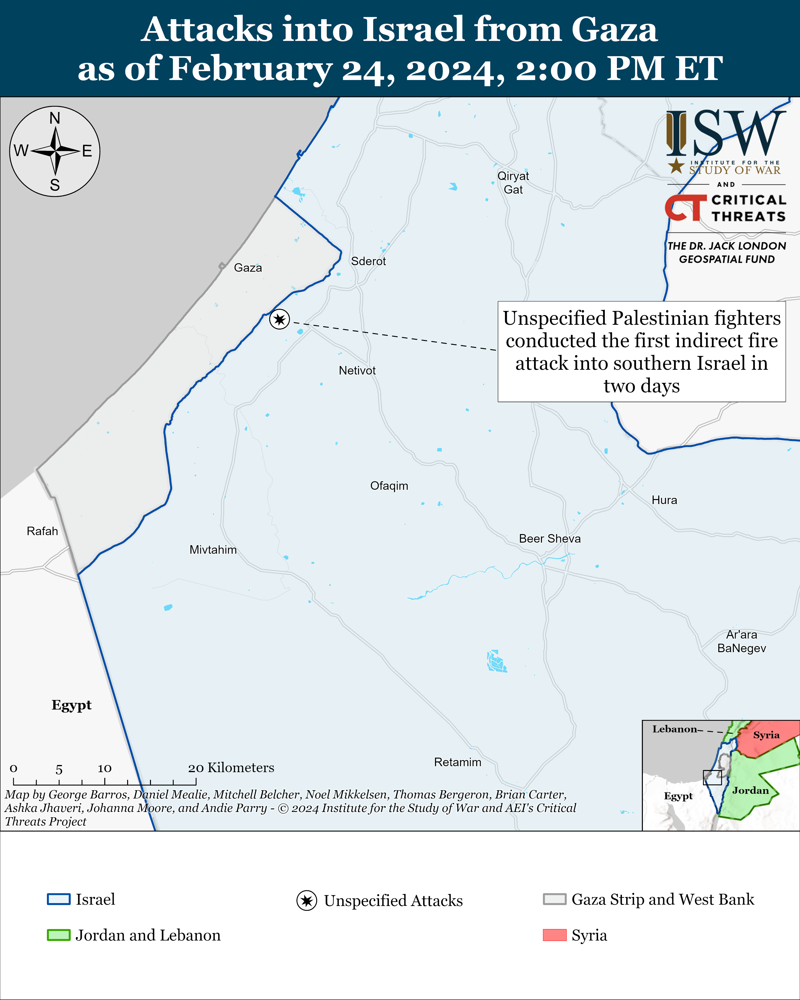 ISW Blog Iran Update February 24 2024   Southern Israel Battle Map February 24%2C2024 